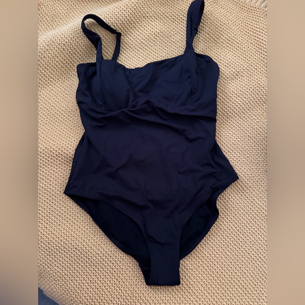 Elegant Black One-Piece Swimsuit